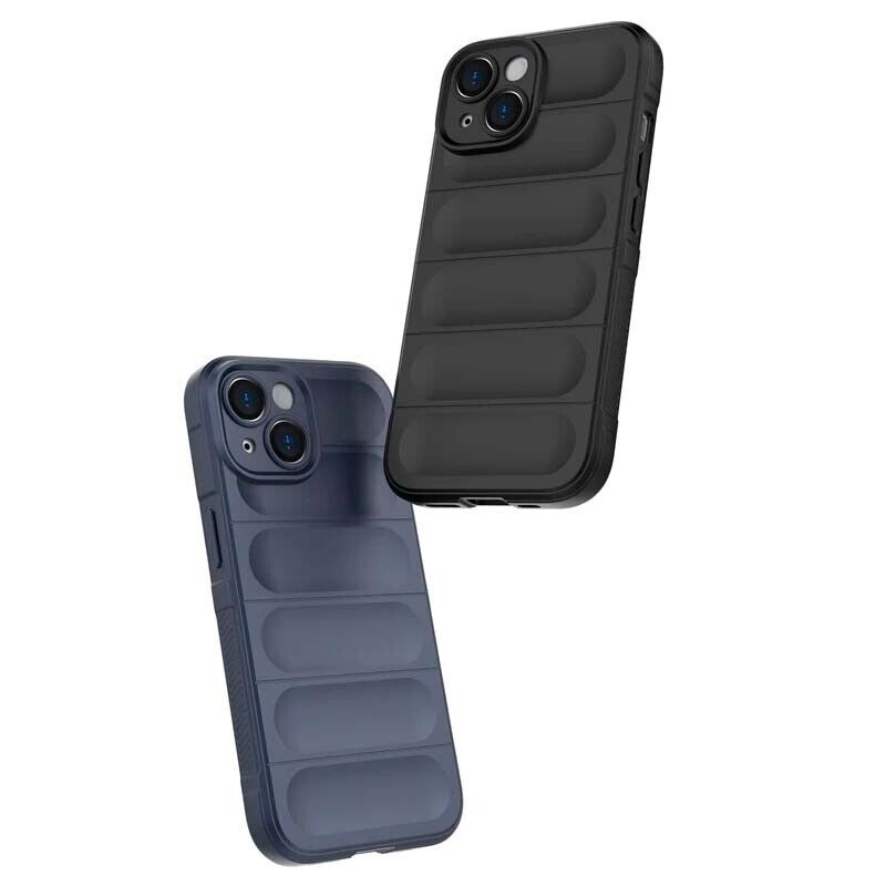 Capa de silicone Wave iPhone 15 Preto
