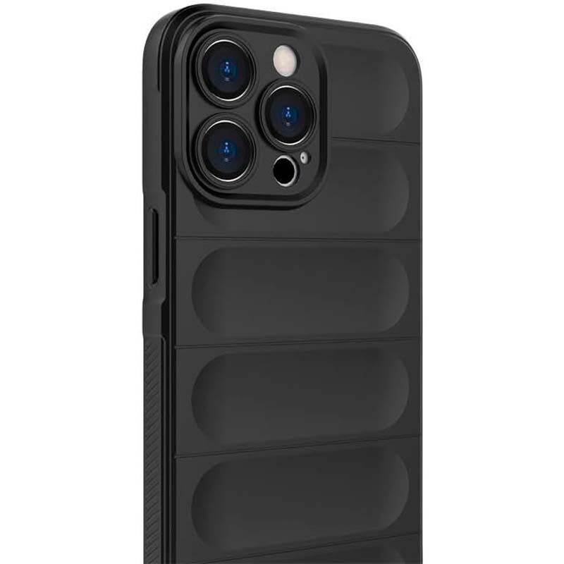 Capa de silicone Wave iPhone 15 Pro Cinzento Escuro 3