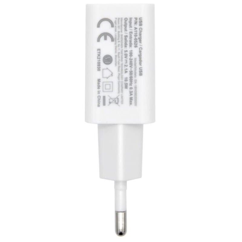 Carregador Aisens USB 10 W Alta Eficiência 5 V/2 A Branco