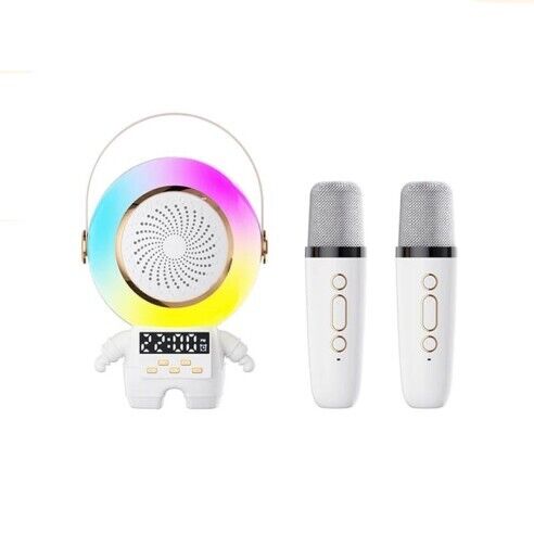 Coluna Astronauta RGB Com 2 Microfones