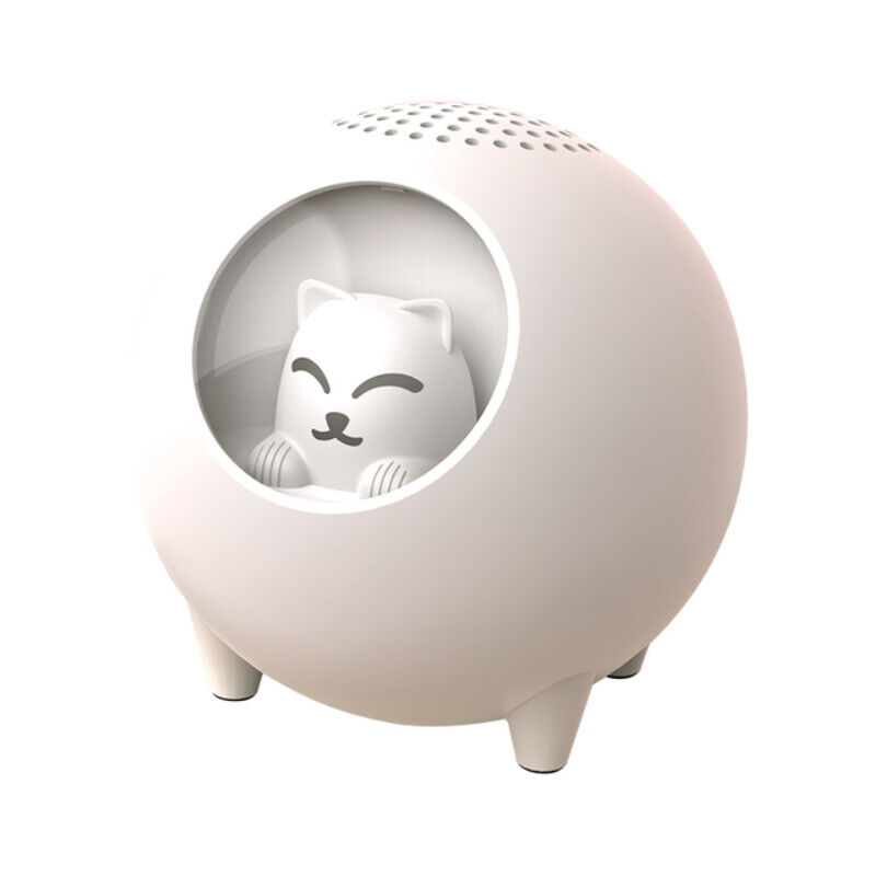 Coluna Bluetooth Sem Fio Planeta Gato Branco