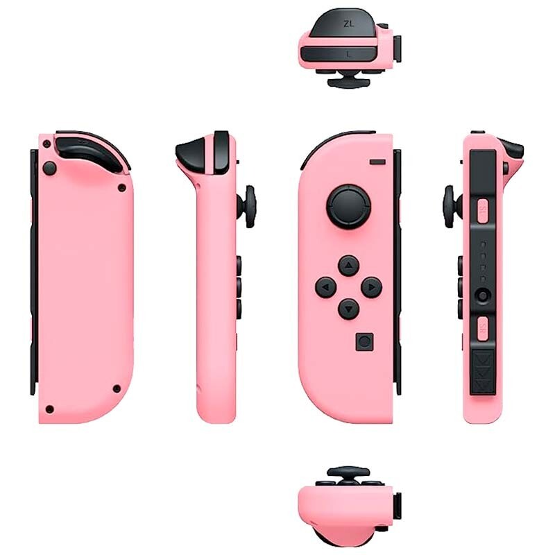 Comando Joy-Con Set Esquerda/Direita Nintendo Switch Compatível Rosa Amarelo 1