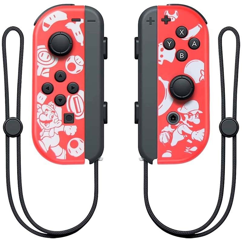Conjunto de comandos Joy-Con Esquerdo/Direito compatíveis com o Nintendo Switch - Vermelho M