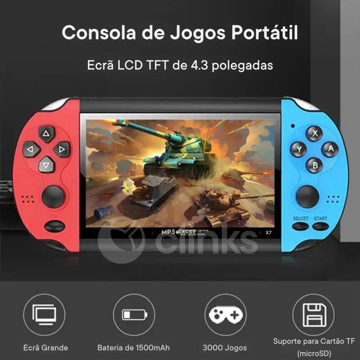 Consola Retro Portátil X7 8