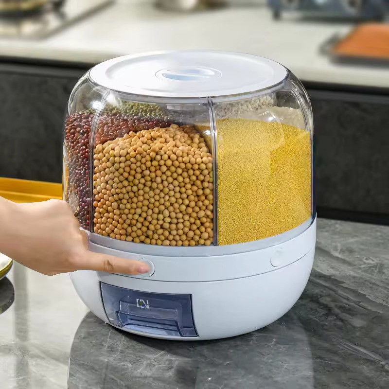 Dispensador de Cereais e Grãos Rotativo