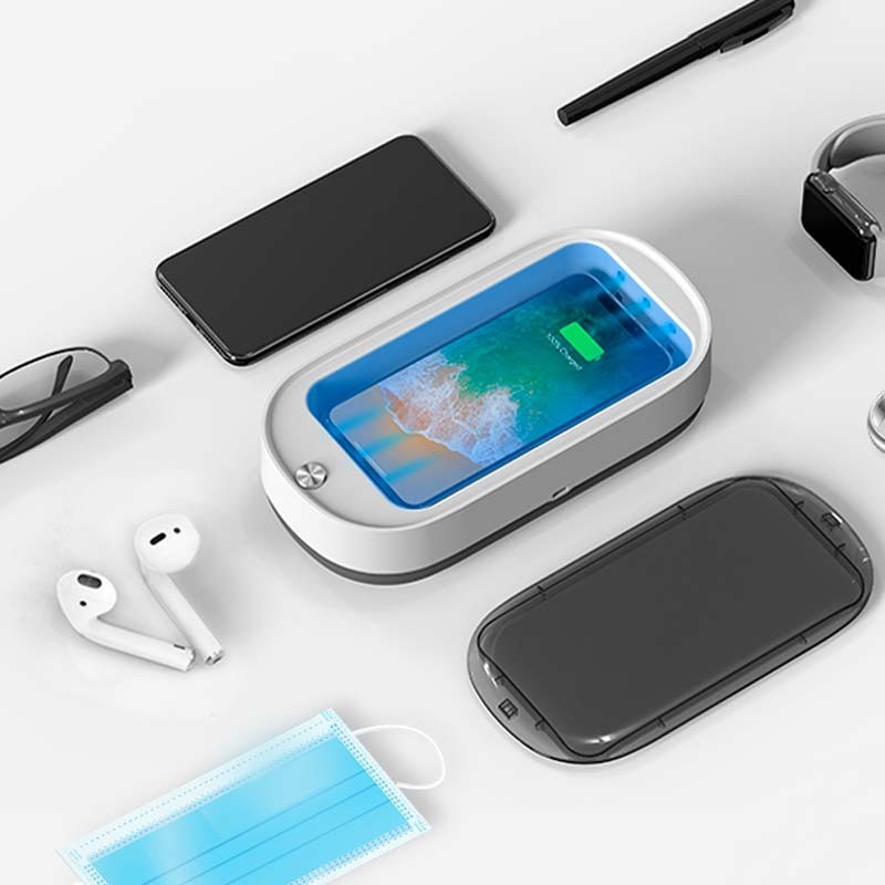Esterilizador de Smartphone com Carregador Sem fio S100 3