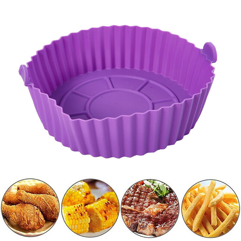 Pack 3 - Forma de Silicone Reutilizável  para AirFryer