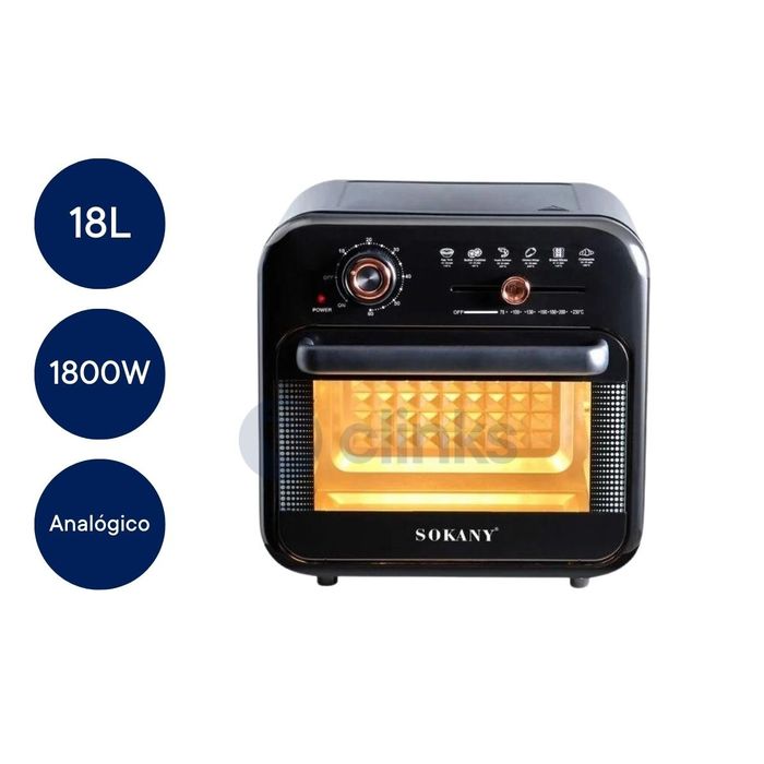 Fritadeira Sem Óleo Airfryer Forno 18L 10001