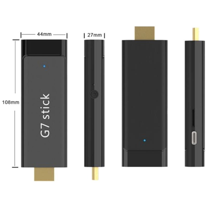 G7 Stick S905Y4 2GB/16GB Dual Wifi Controle de Voz Android 11 - Android TV 6