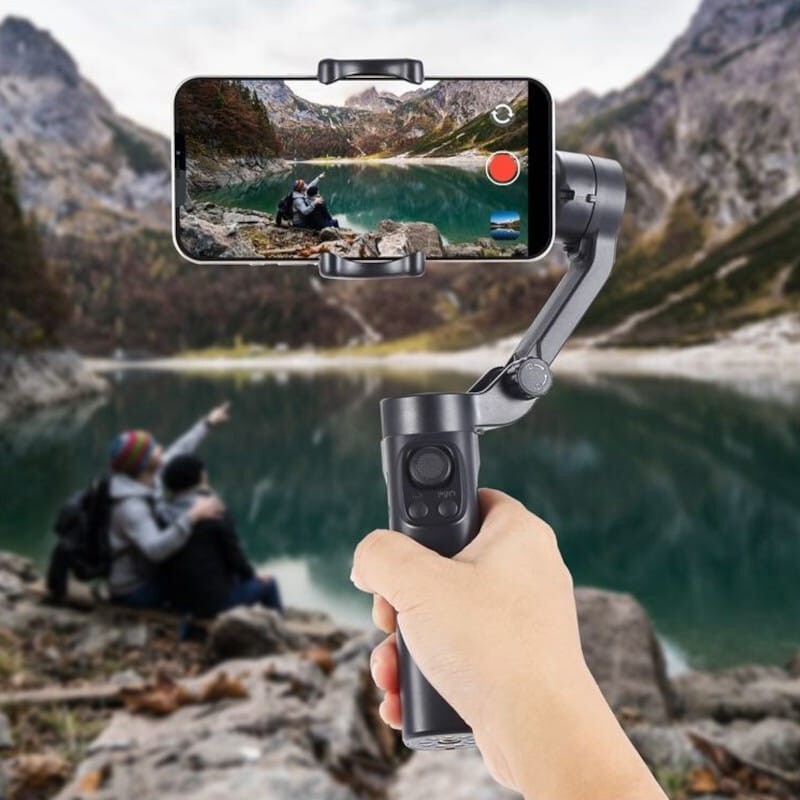 Gimbal F5 Plus 3 Eixos Preto - Estabilizador para smartphone 5