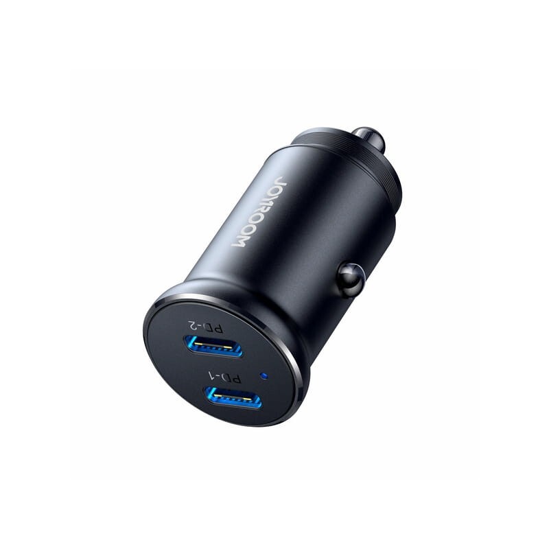 Joyroom JR-CCN06 Dual USB-C Mini Metal - Carregador de carro 3