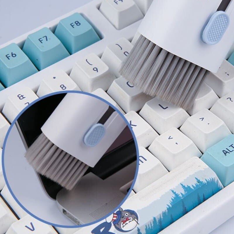 Kit de Limpeza de Teclado e Smartphone 7 em 1 Azul 4