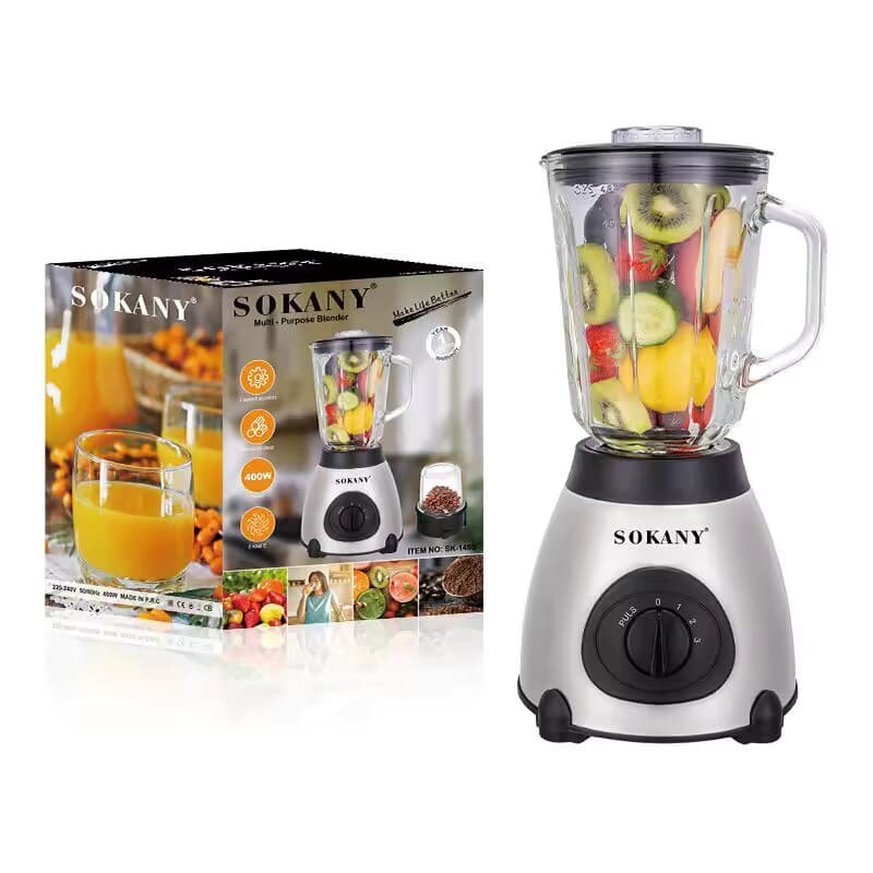 Liquidificador Processamento Alimentar 2 em 1 de 1.5L  0