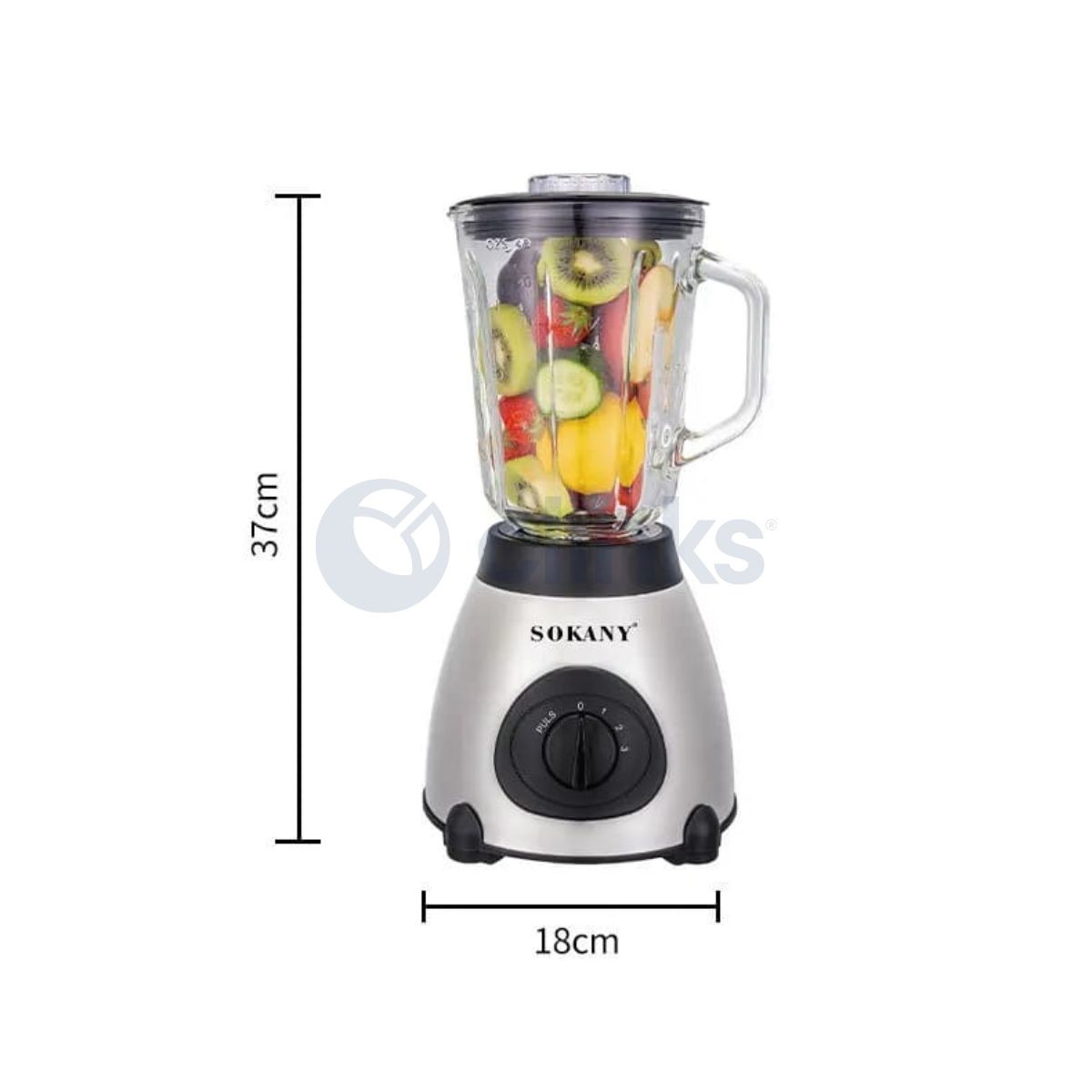 Liquidificador Processamento Alimentar 2 em 1 de 1.5L  7