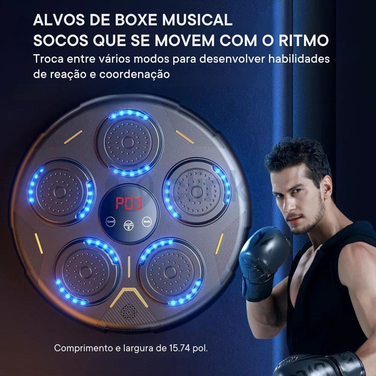 Máquina De Boxe com Música Inteligente Personalizada 4