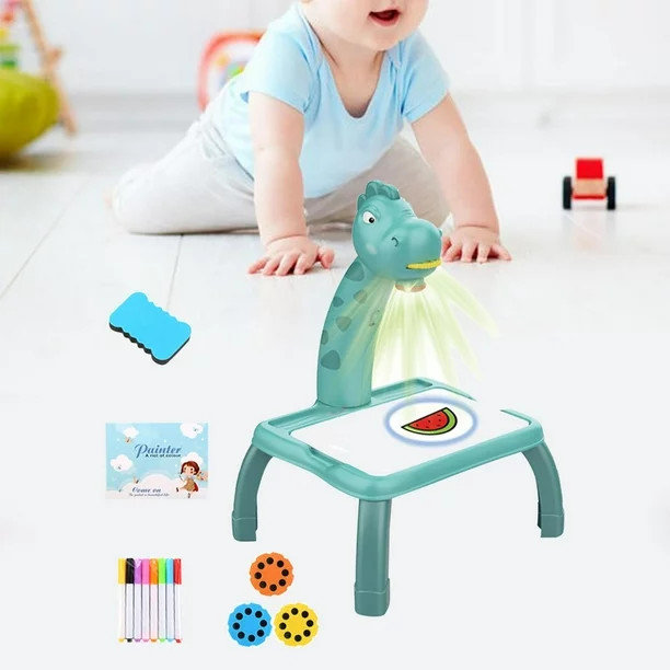 Mesa de Projeção de Desenho para Criança - Dinossauro Vermelho 1