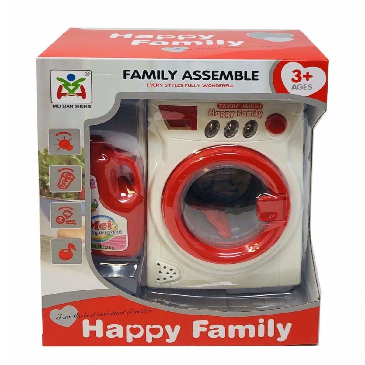 Mini Máquina de Lavar Roupa My Happy Family 0