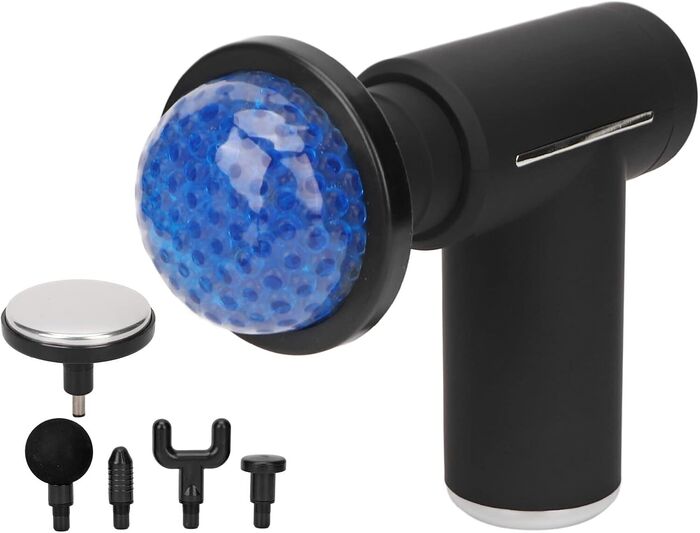 Mini Massajador Muscular 6 Cabeças Quente e Frio