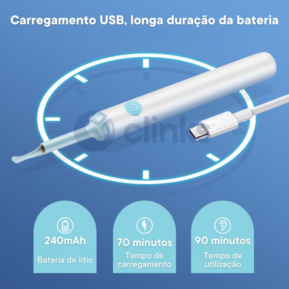 Otoscópio para Ouvido Sem Fios 9