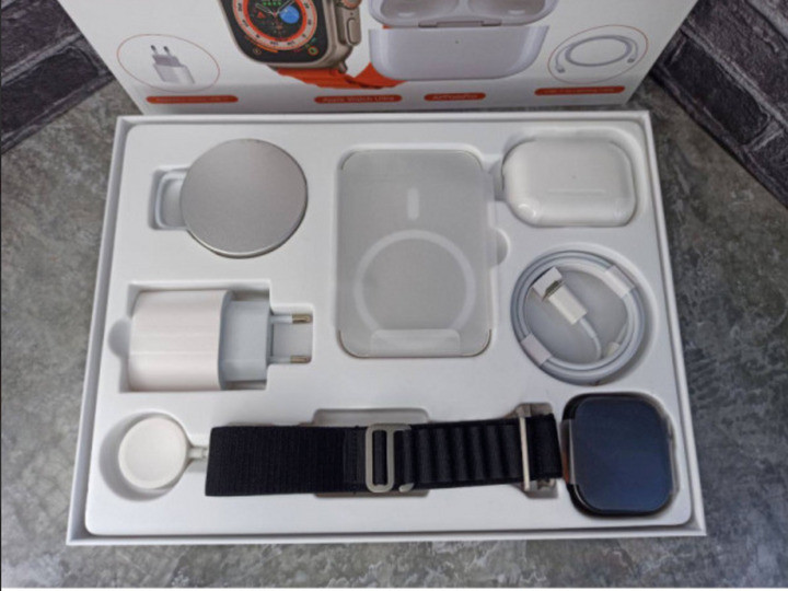 Pack Smartwatch x8 Unique Combo Preto 1