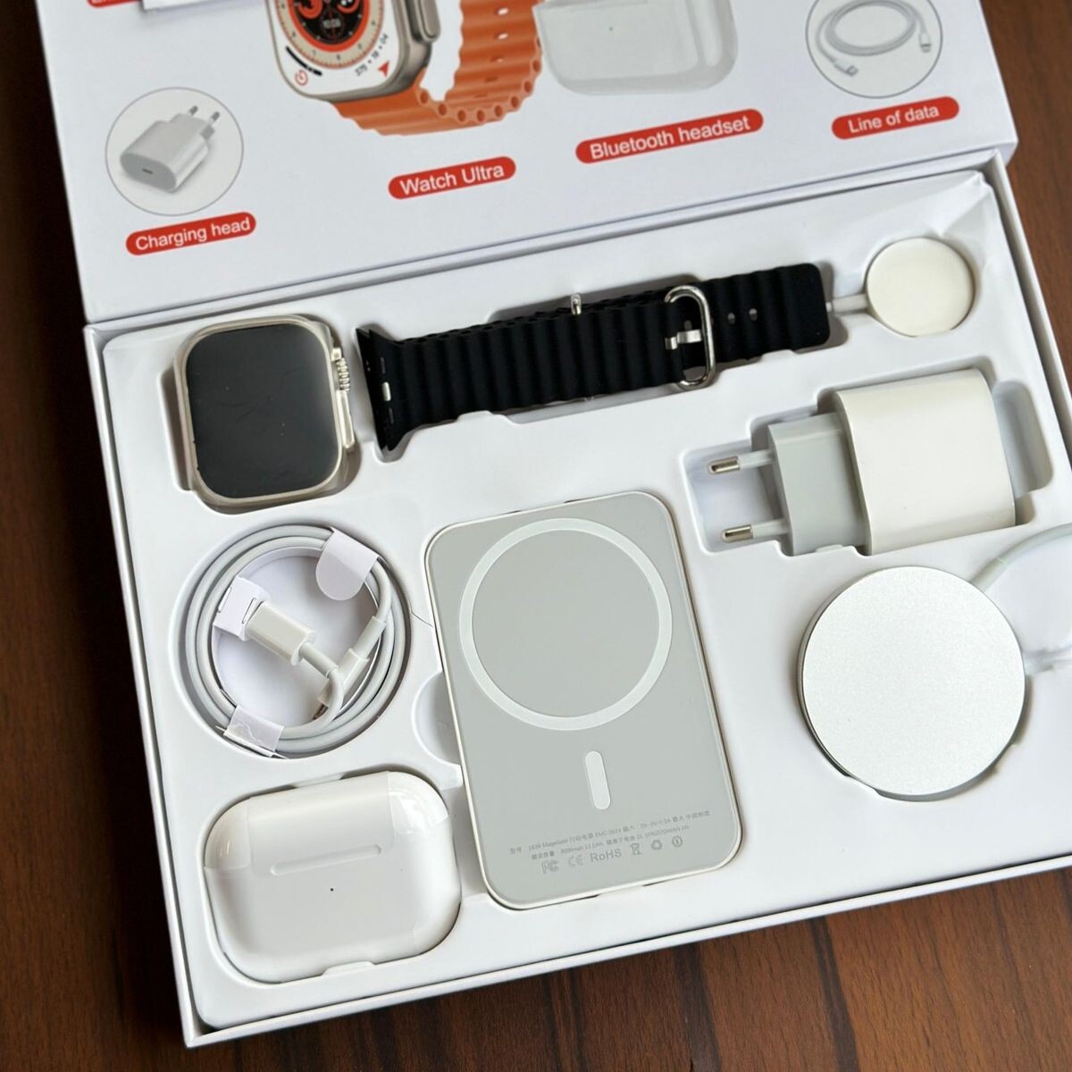 Pack Smartwatch x8 Unique Combo Preto 4