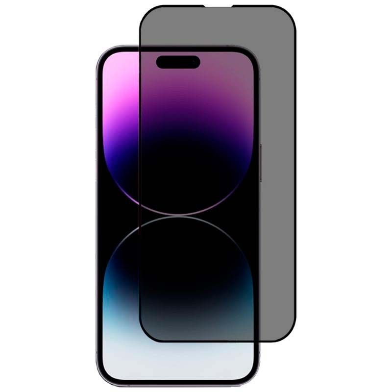 Película de vidro temperado Anti Espião Apple iPhone 15 Pro Max