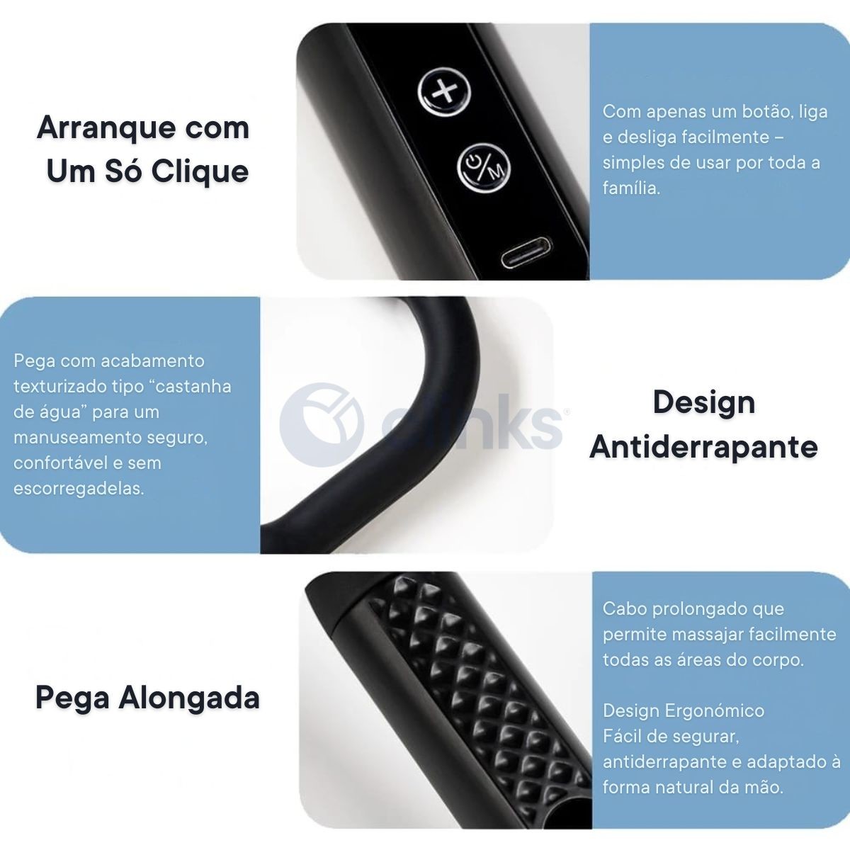 Pistola de Massagem Formato U 2