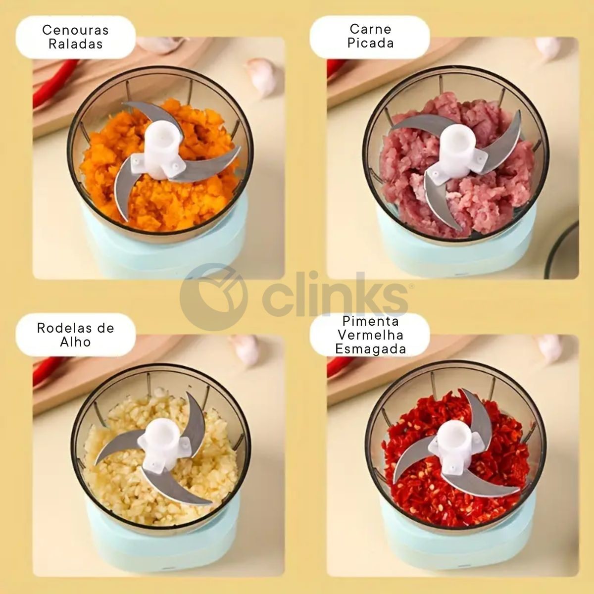 Processador De Alimentos Elétrico 4