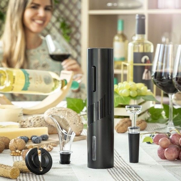 Kit Saca-Rolhas Electric Wine Set