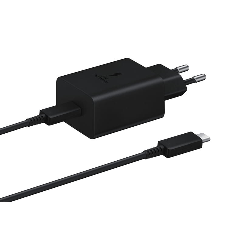 Samsung EP-T4510XBEGEU 45W USB Type-C Cabo USB Type-C Preto - Carregador de parede 1
