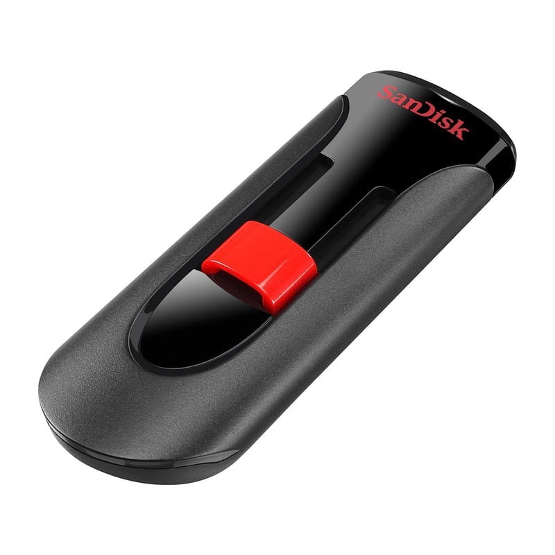 SanDisk Cruzer Glide 64GB USB 2.0 Preto/Vermelho - Unidade Flash USB 1