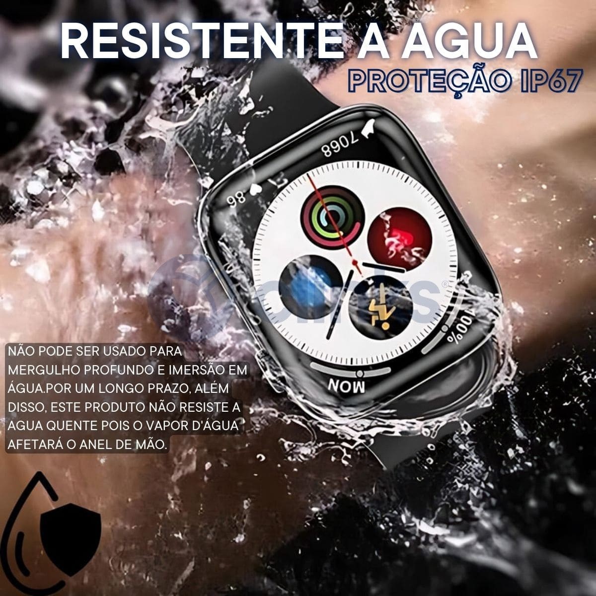 Smartwatch HW9 Pro2 Rosa + Oferta de Porta Chaves 4