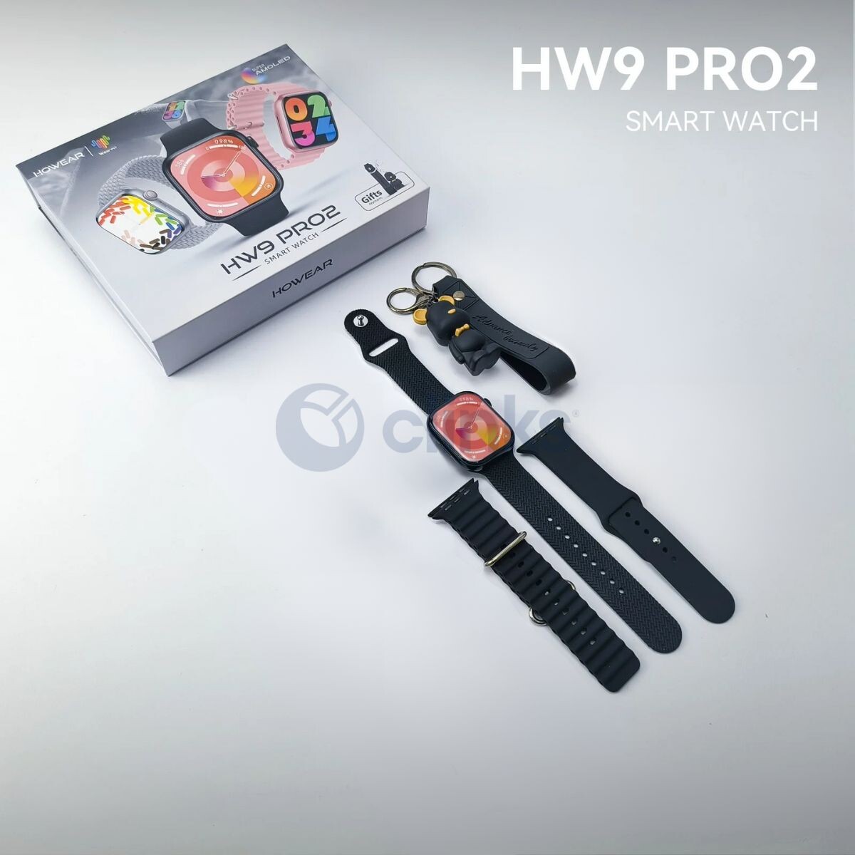Smartwatch HW9 Pro2 Rosa + Oferta de Porta Chaves 7