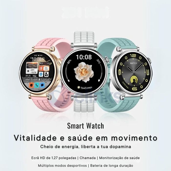 Smartwatch Redondo Z01 Mini Prata