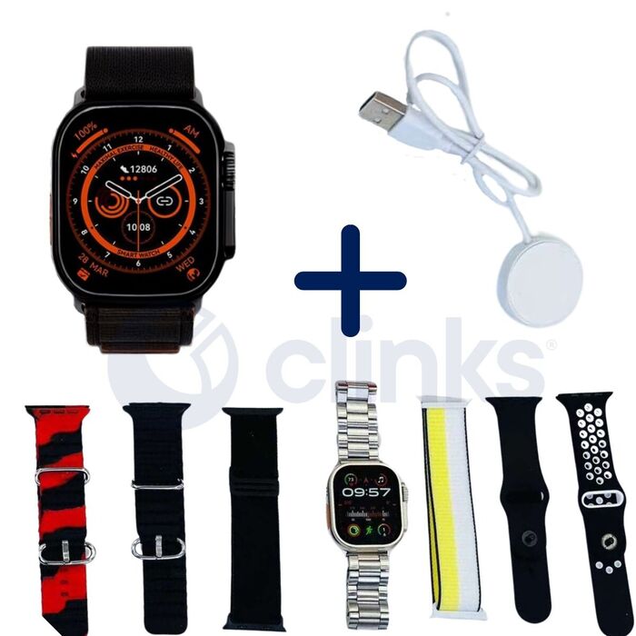 Smartwatch Ultra 7 em 1 Preto