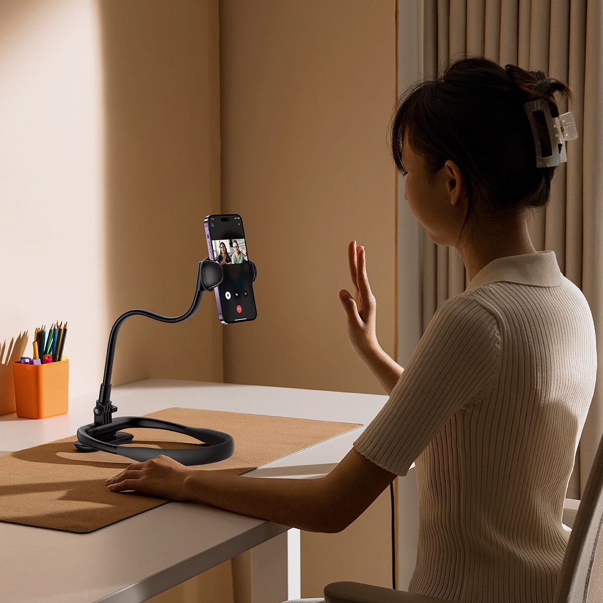 Suporte Universal Telémovel Flexível ConfortJoy BASEUS 8