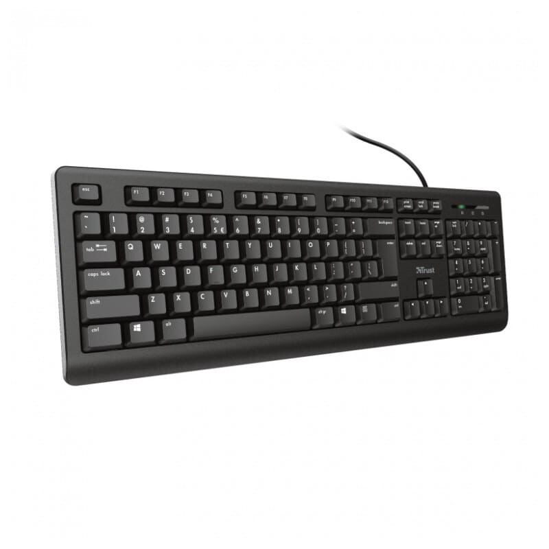 Teclado de Membrana Português Trust Primo USB 1