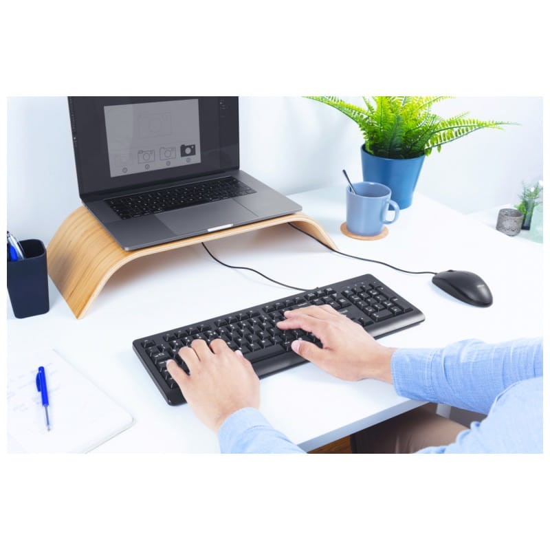 Teclado de Membrana Português Trust Primo USB 4