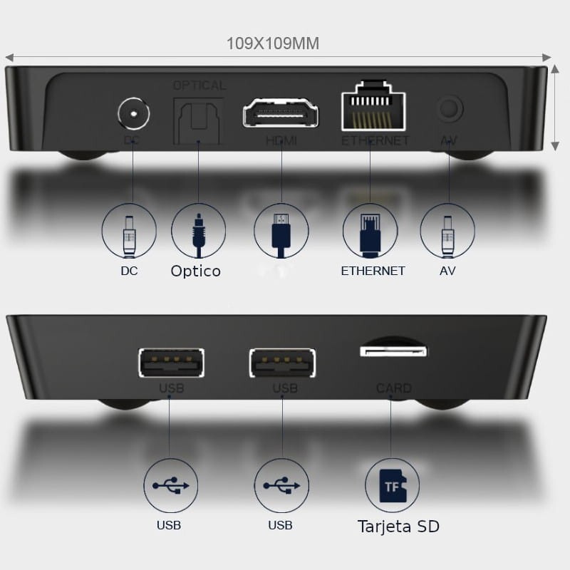 X96Q PRO H313 1 GB/8GB Android 10 - Android TV 1