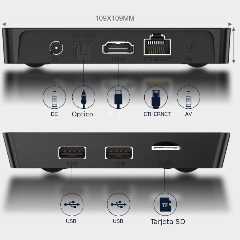 X96Q PRO H313 1 GB/8GB Android 10 - Android TV