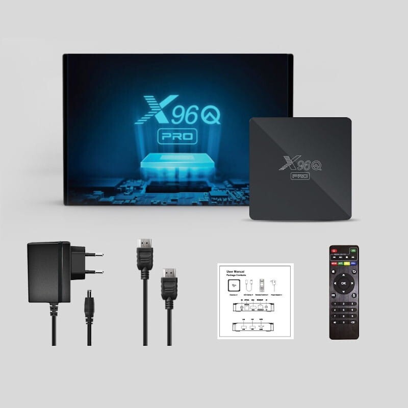 X96Q PRO H313 1 GB/8GB Android 10 - Android TV 2