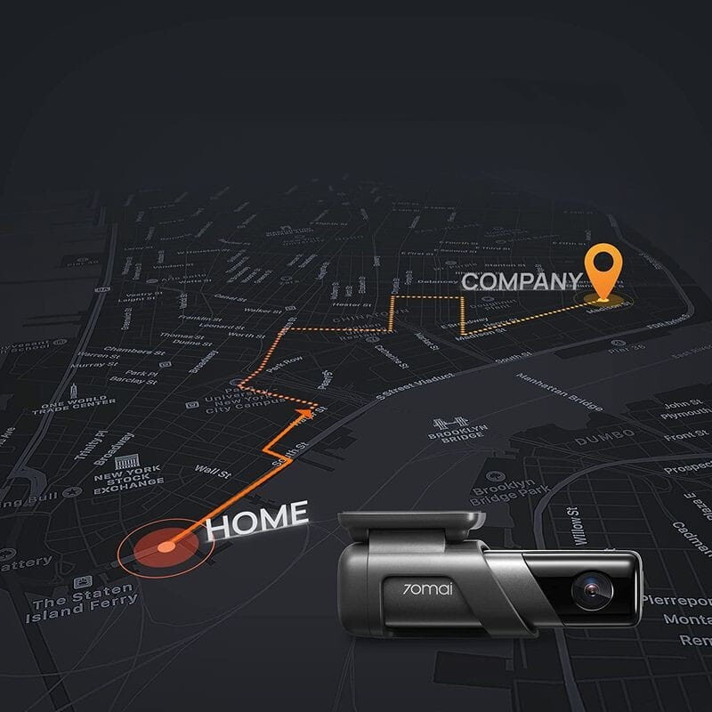 Xiaomi 70mai Dash Cam M500 64GB Preto - Câmera de Carro 7
