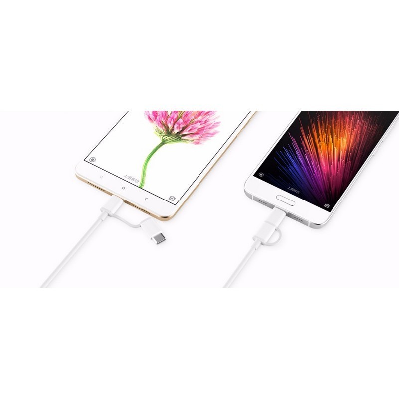Xiaomi Mi Cable USB a USB Tipo C/Micro USB 100cm 2