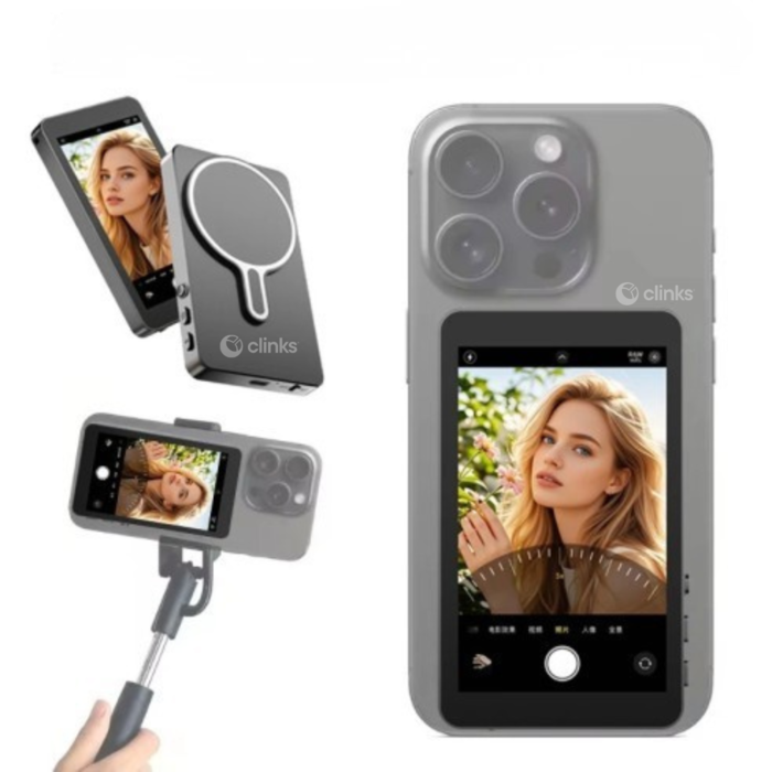 Monitor para Capa para Selfie Traseira