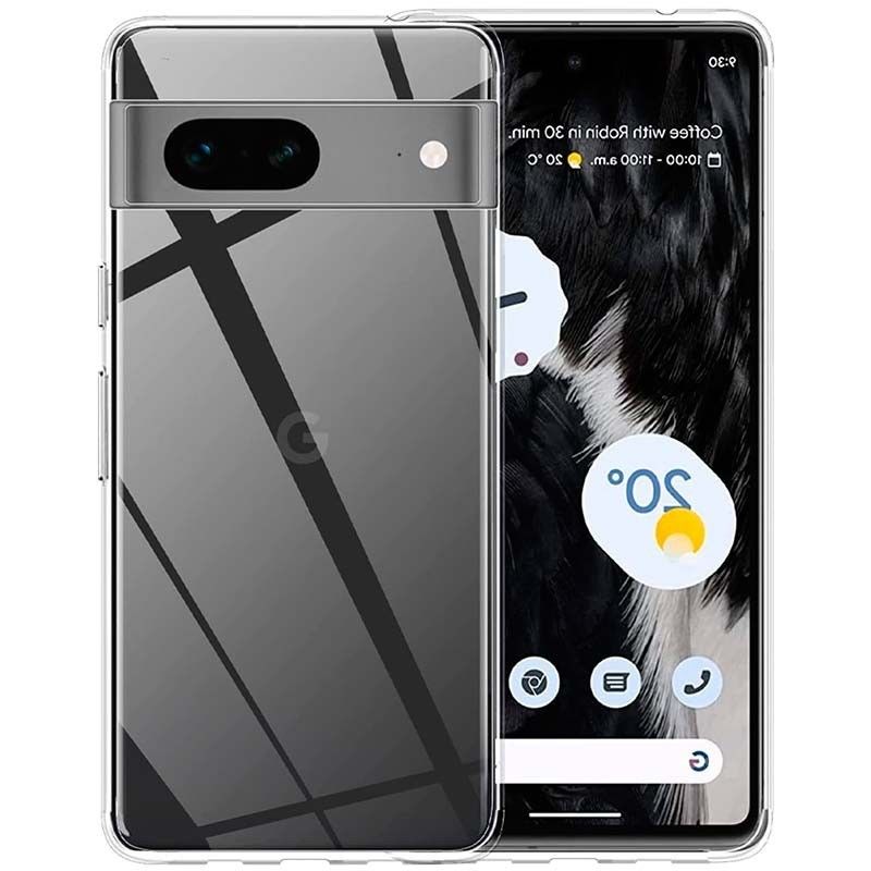 Capa de silicone Google Pixel 7 5G Transparente