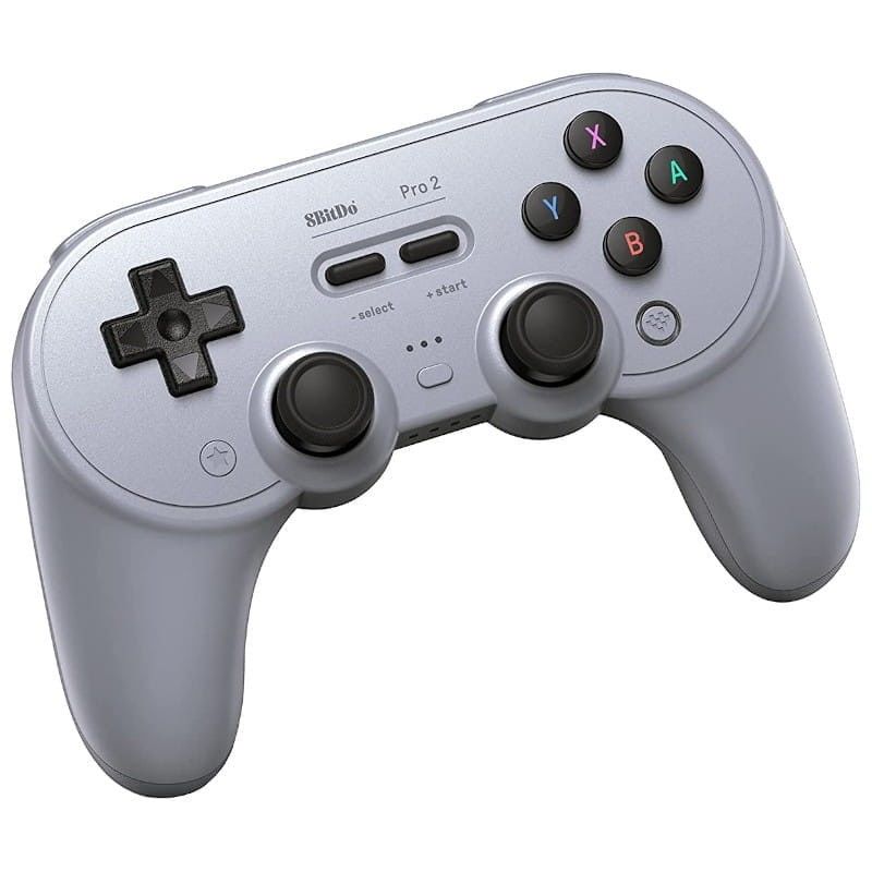 Gamepad 8Bitdo Pro 2 Desenho clássico Cinzento