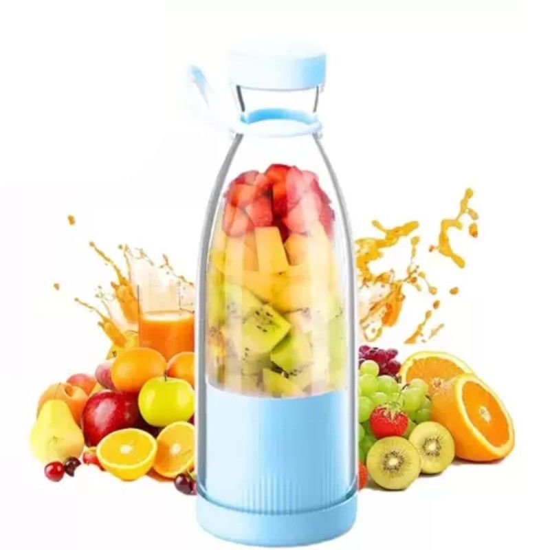 Garrafa Liquidificadora Portátil Fresh Azul
