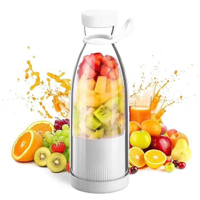 Garrafa Liquidificadora Portátil Fresh Branca