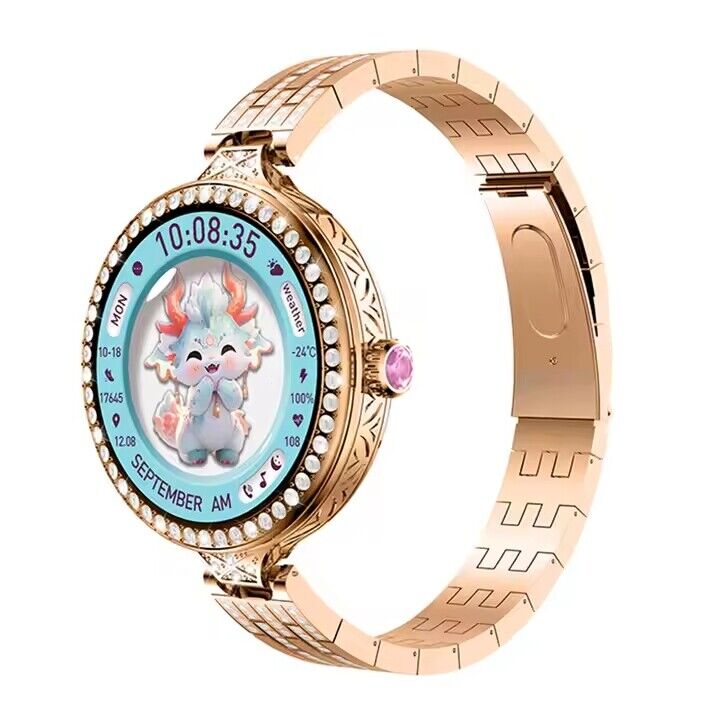 Smartwatch Lux HW16 mini + OFERTA Brincos Cisne + Pulseira Cisne Feminina