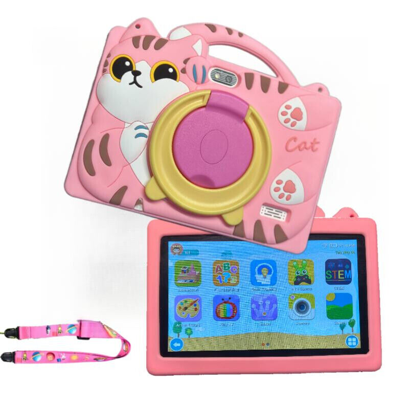 Tablet Infantil Gato Rosa 7'